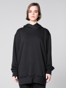 Худи оверсайз женское "Черный" ХУД-Ж-ЧЕРН2 (размер 42) - Наш новый бренд: Кинкло, Kinclo - интернет гипермаркет детской одежды Смартордер
